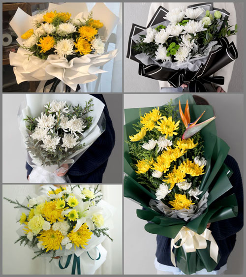 安徽黄山市休宁县白际乡白事花束代送
